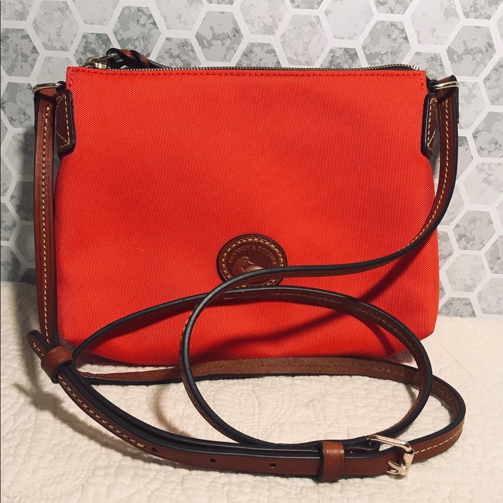 Red Dooney and Bourke canvas crossbody